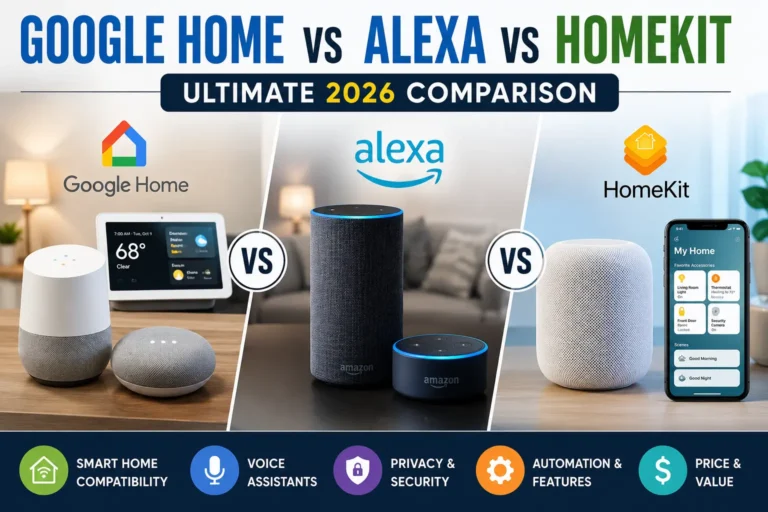Google Home vs Alexa vs HomeKit