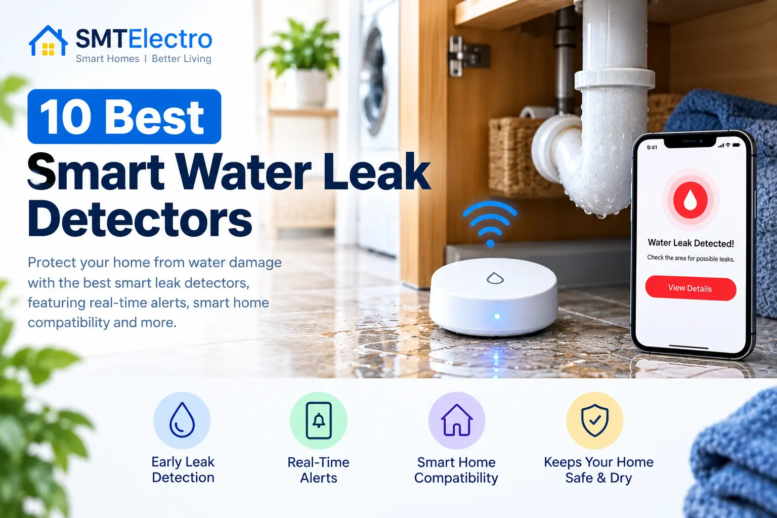 Best smart water leak detectors for home protection